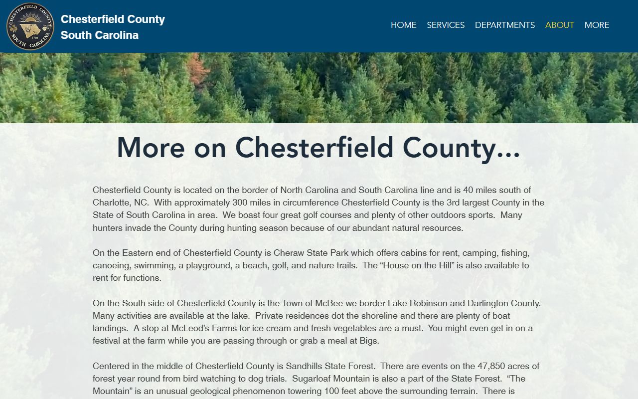 Chesterfield County court records official county overview