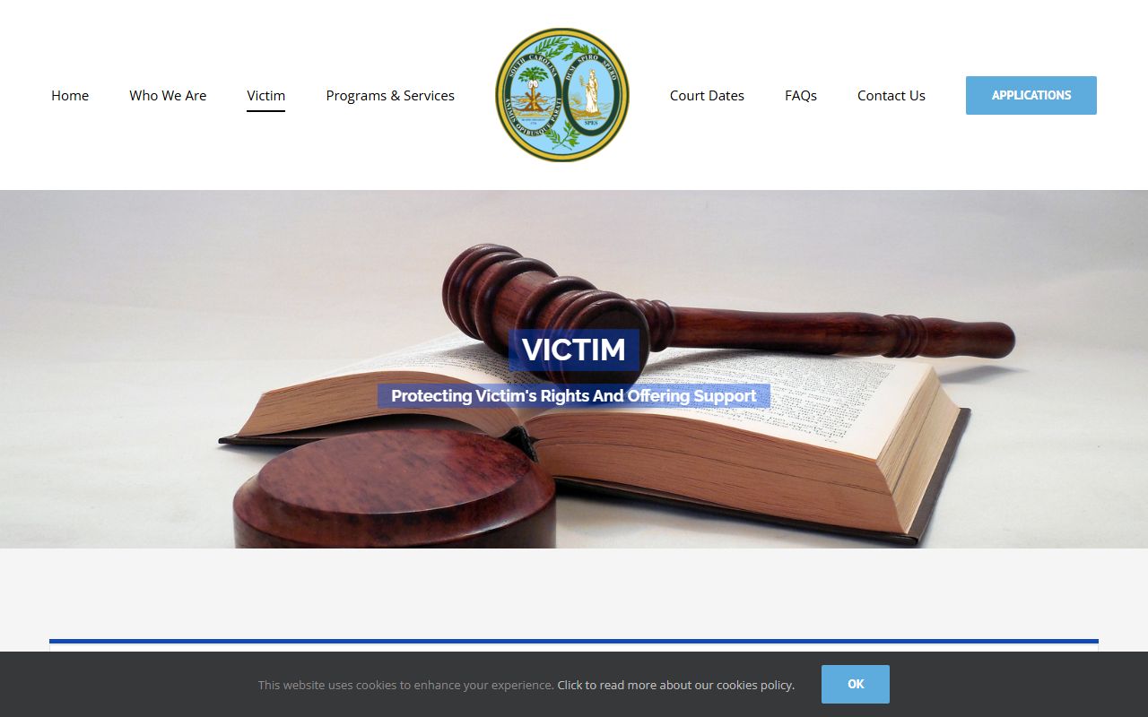 Chesterfield County criminal court records Fourth Circuit victim services source