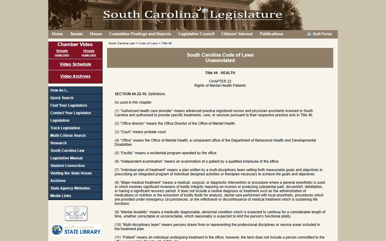 Chesterfield County probate records mental health confidentiality